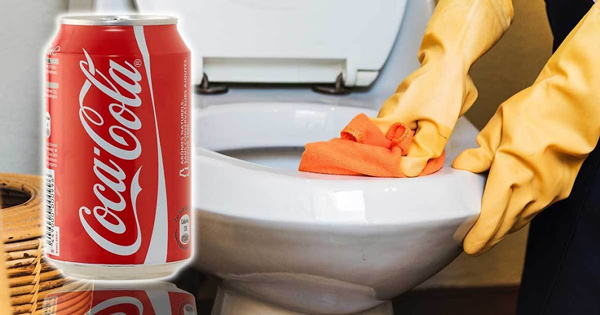 Sử dụng coca cola vệ sinh bồn cầu