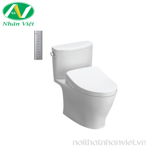 Bồn cầu Toto CS767RW11 hai khối nắp rửa điện tử tự động đóng mở