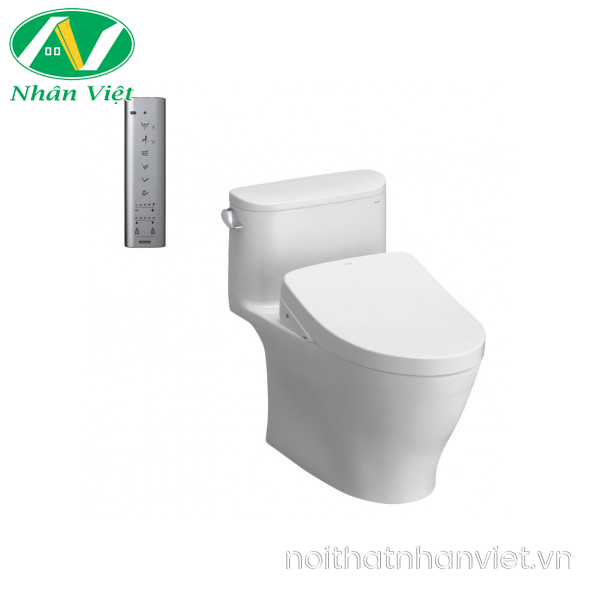 Bàn cầu Toto MS887CRW12 một khối nắp rửa điện tử washlet giấu dây