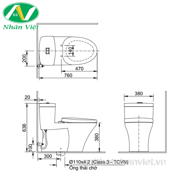 Bồn cầu Inax AC-900R/CW-H17VN một khối nắp rửa điện tử-0