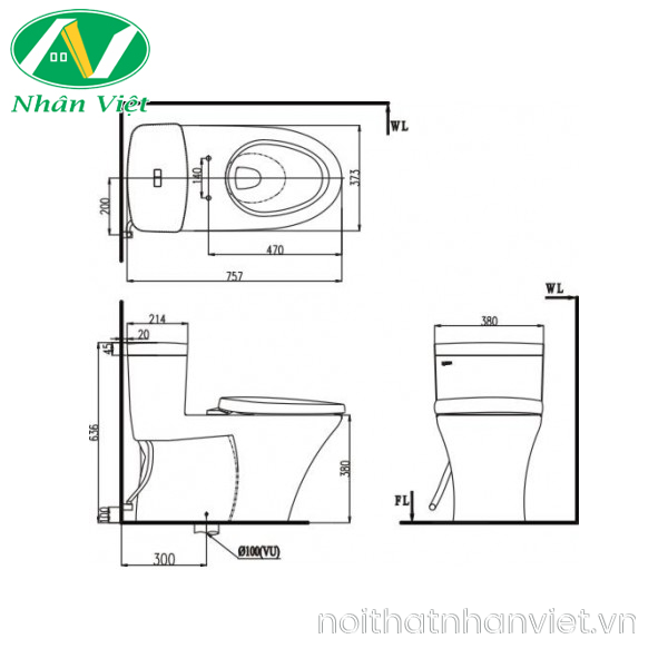 Bồn cầu Inax AC-900R/CW-KA22AVN một khối nắp rửa điện tử-0