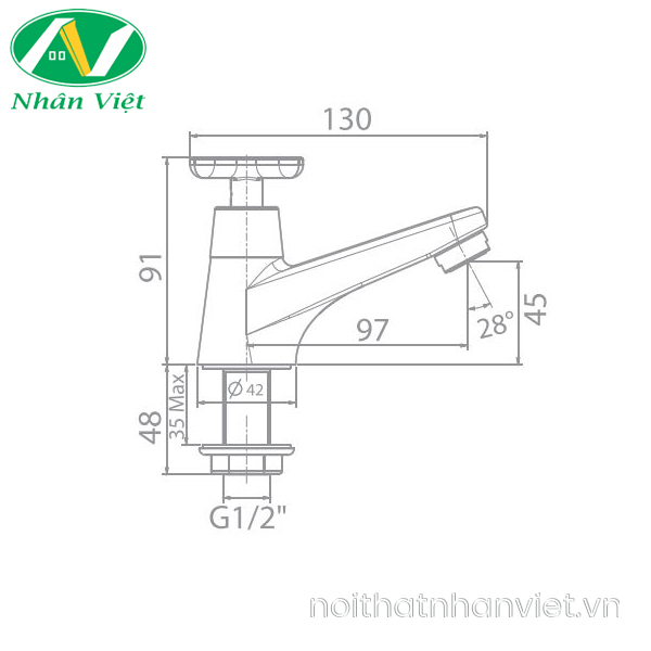 Vòi lavabo American Standard WF-T701 lạnh-0