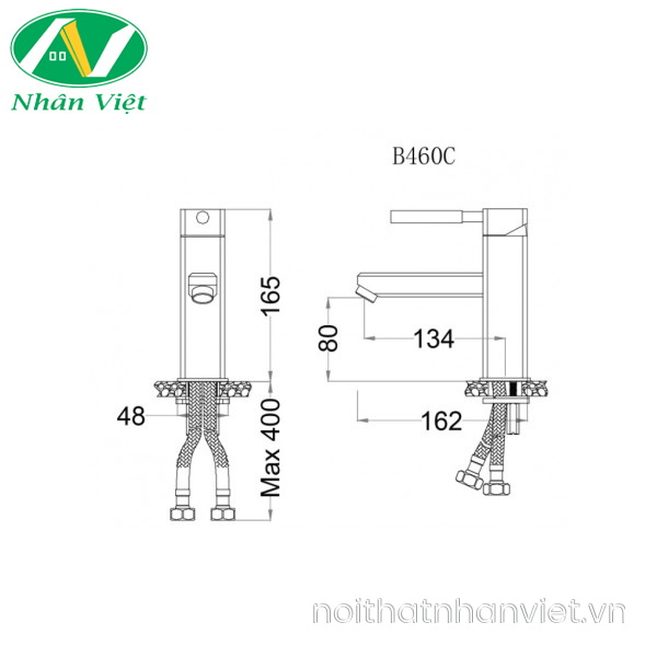 Vòi lavabo Caesar B063C lạnh-0