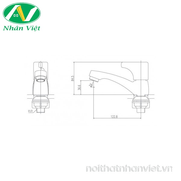 Vòi Lavabo Inax LFV-13B Lạnh-0