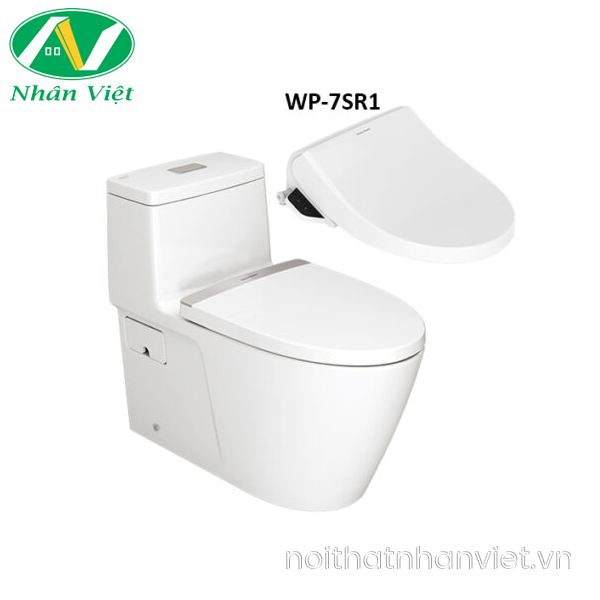 Bồn cầu American Standard VF-1808PR một khối nắp rửa điện tử