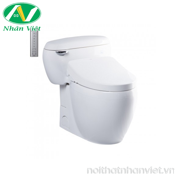 Bồn cầu Toto MS366W11 một khối nắp rửa điện tử tự động đóng mở