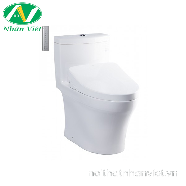 Bồn cầu Toto MS889DRW11 một khối nắp rửa điện tử tự động đóng mở