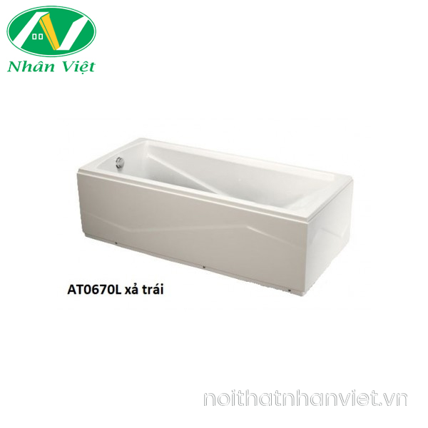 Bồn tắm CAESAR AT0670L/R chân yếm 1.7m