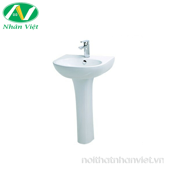 Chậu lavabo Caesar L2140/P2445 treo tường chân dài