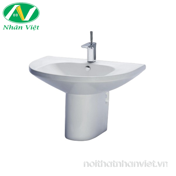 Chậu lavabo Caesar LF2270 treo tường