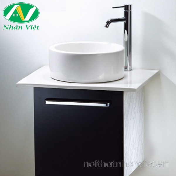 Chậu lavabo Caesar LF5232 đặt bàn nắp sứ-1