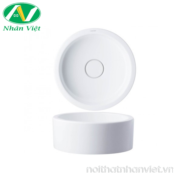 Chậu lavabo Caesar LF5232 đặt bàn nắp sứ