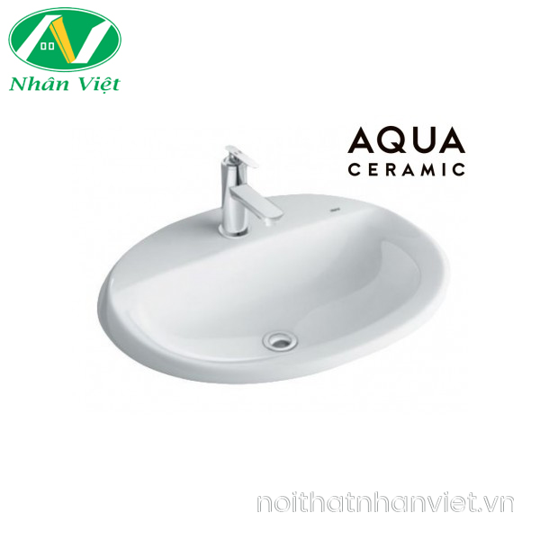 Chậu lavabo Inax AL-2395V dương vành Aqua Ceramic l