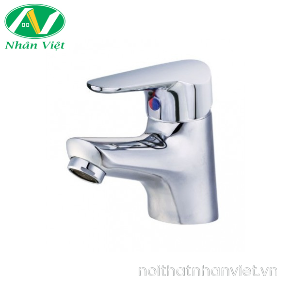 Vòi lavabo Caesar B120CU nóng lạnh bộ xả nhấn nhựa