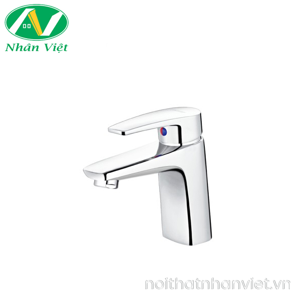 Vòi Lavabo CAESAR B390CU Nóng Lạnh Xả Nhấn Nhựa