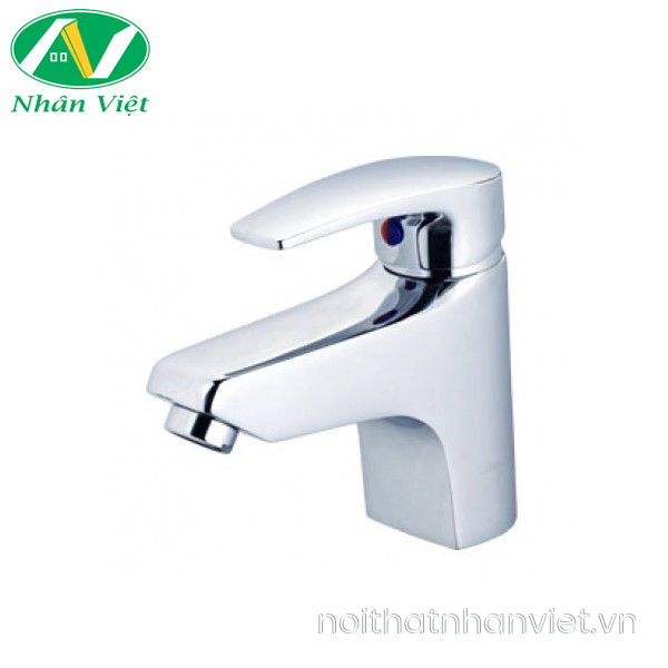 Vòi lavabo Caesar B400CU nóng lạnh xả nhấn nhựa