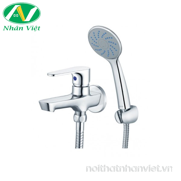 Vòi sen tắm CAESAR S063C lạnh dây xi tay 1 chế độ